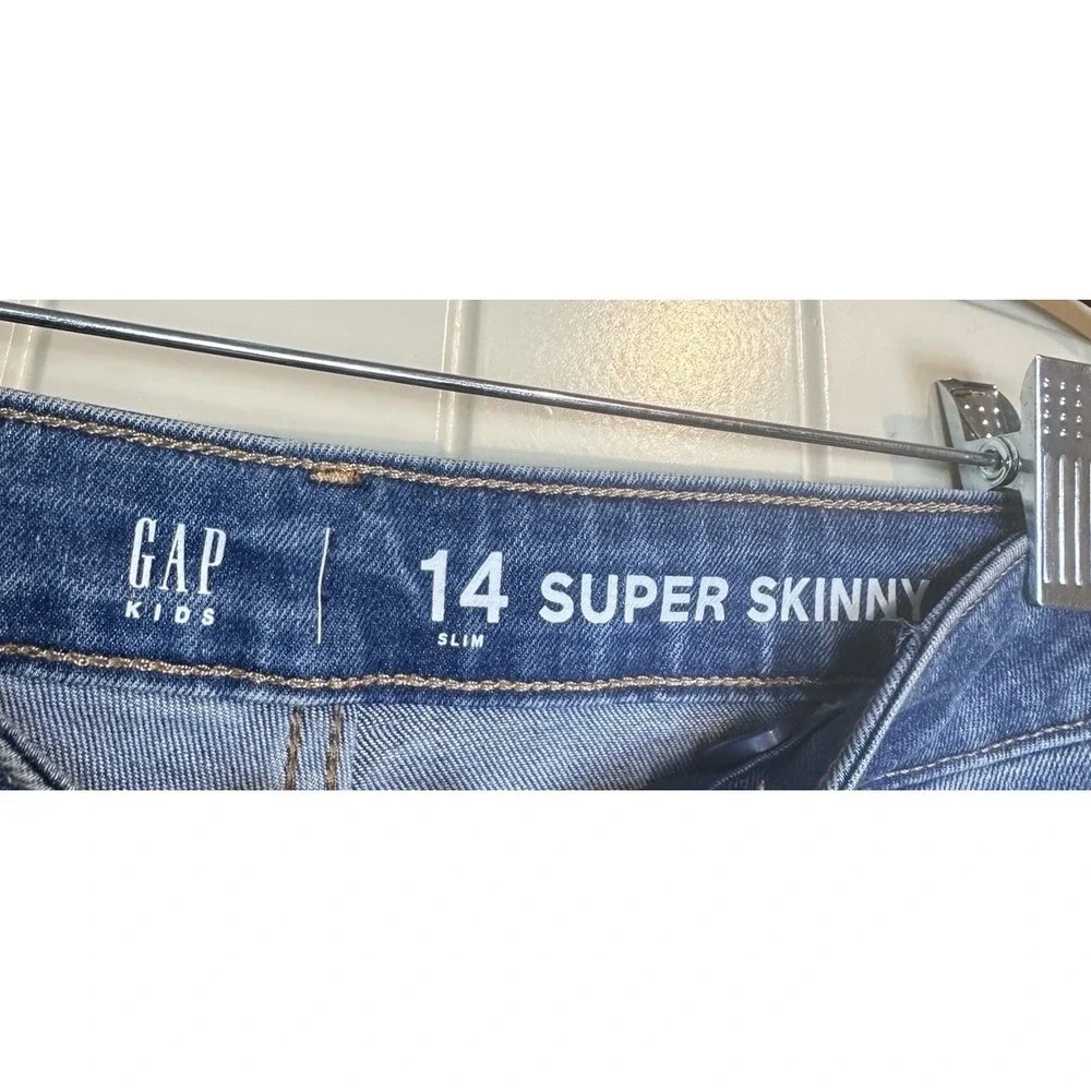 NWT GAP girl 14 slim hi rise super‎ skinny stretch Jeans